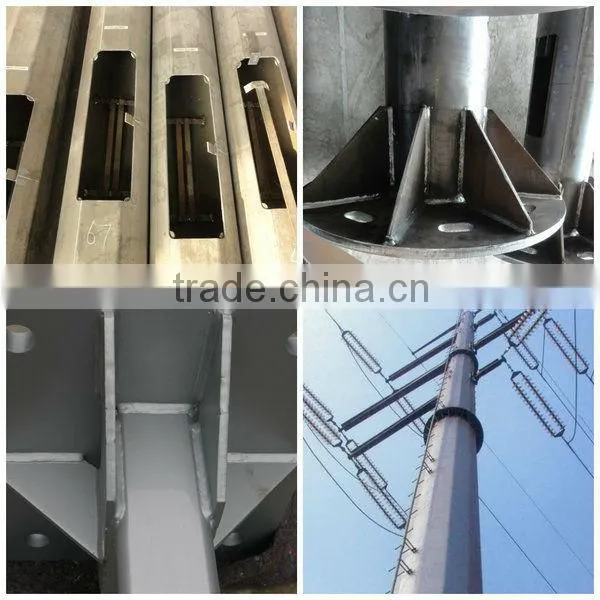 street lighting high mast column round steel column garden columns