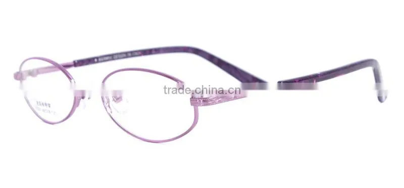 Full-rim metal oval new model fancy reading eyewear optical glasses frame from china