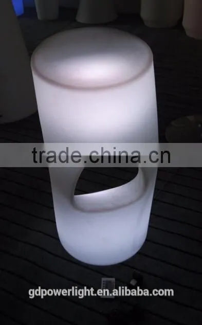 New PE plastic bar Stool with LED light & remote control YXF-3884