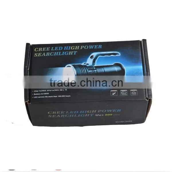 High Power Style XML T6 Long Distance Rechargeable LED Torch Flashlight