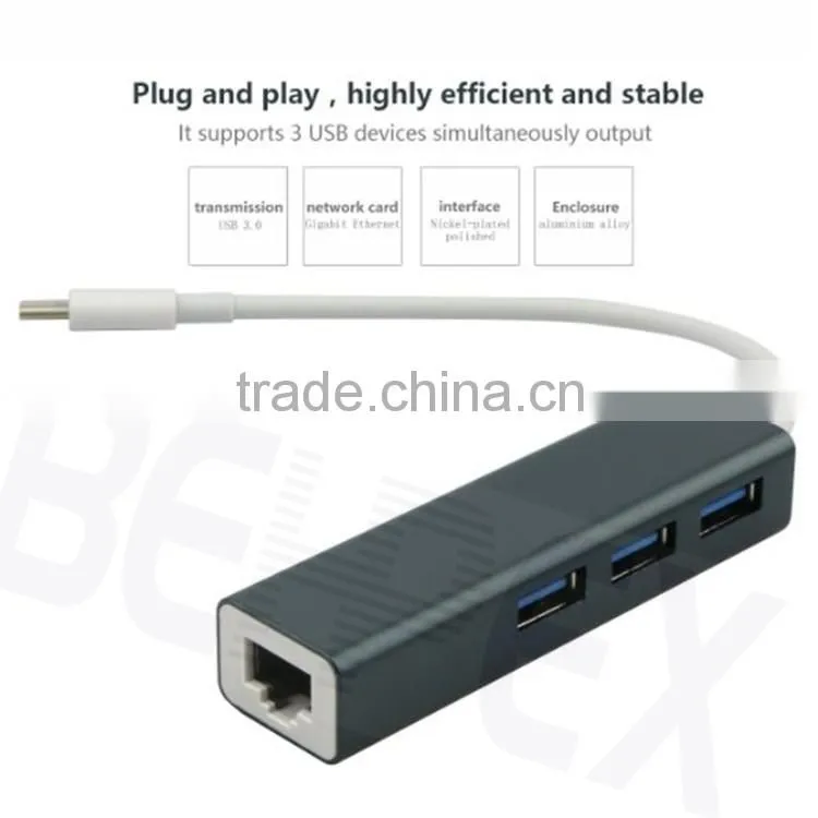 Stable USB C Wifi 3.0 Adapter Hub Cable for Mackbook Android Ethernet