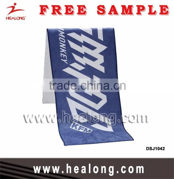 Healong Sublimation Customized Microfiber Towel Hand Towel Gym Yoga Sports Car Wash Hotel Bath Beach Towel Design