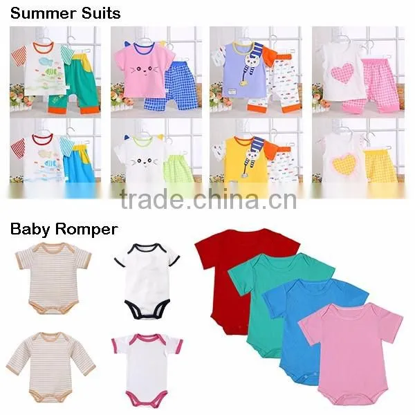 PF-MS-117 100% cotton newborn baby bodysuit clothing