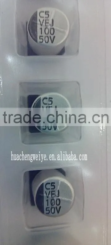 SMD Aluminum electrolytic Capacitors 100UF 50V 8*10