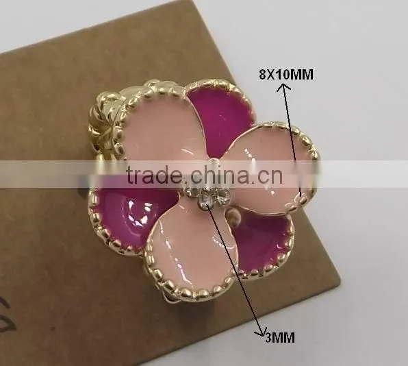 new design gold flower finger ring