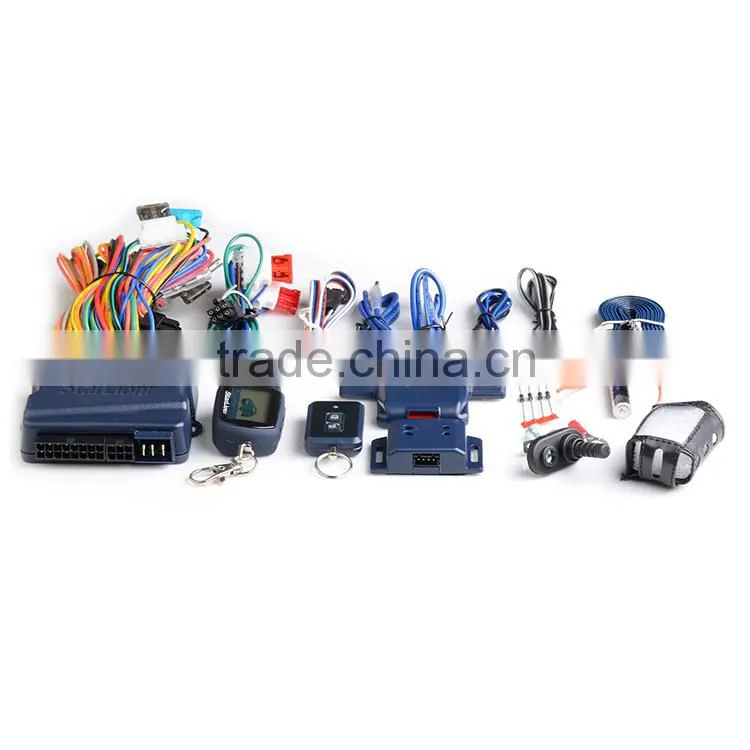 New upgrade starlionr A61 two way car alarm system with LCD remote engine start