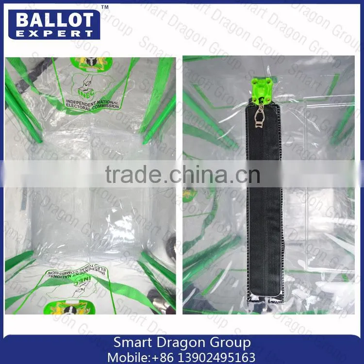 Collapsible vote box /PVC voting bag/Ballot box with small seals