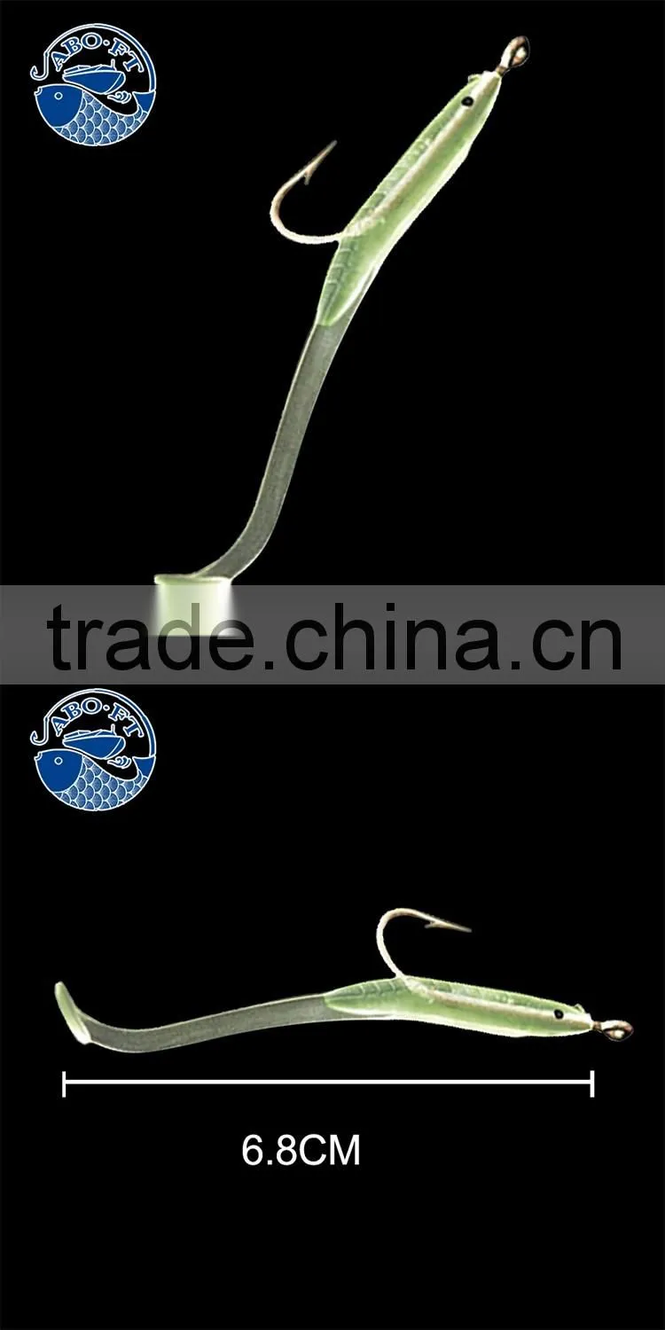 2016 wholesale price newest one bag 10PCs soft eel fishing lure