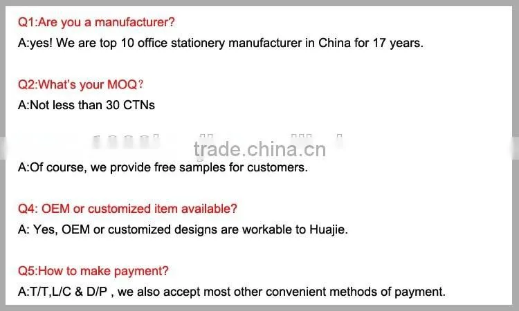 Wholesale double punch A4 clip file