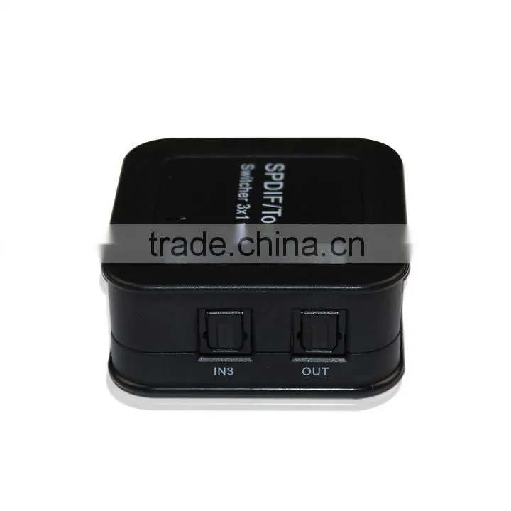 Wholesaler SPDIF/Toslink Digital Audio Switcher 3x1