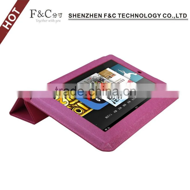 Ultra-thin pu standing case for Amazon Kindle Fire HD 7 2014 version