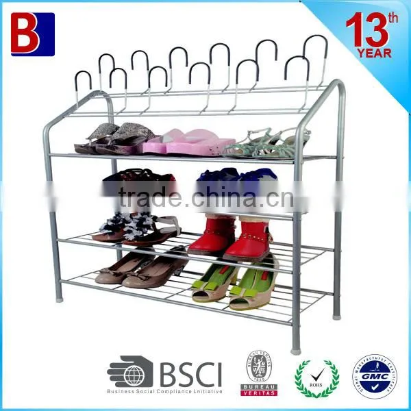 4 tiers iron Shoes shelf