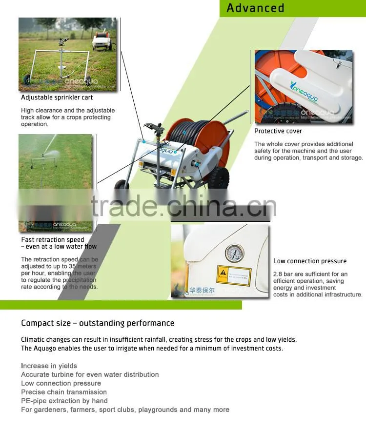 farm hose reel irrigator