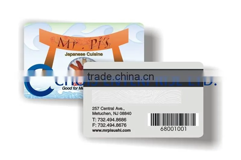 Blank PVC Magnetic Card