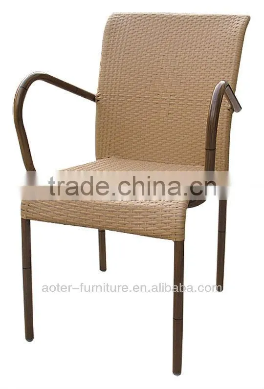 Aluminum frame plastic garden chair