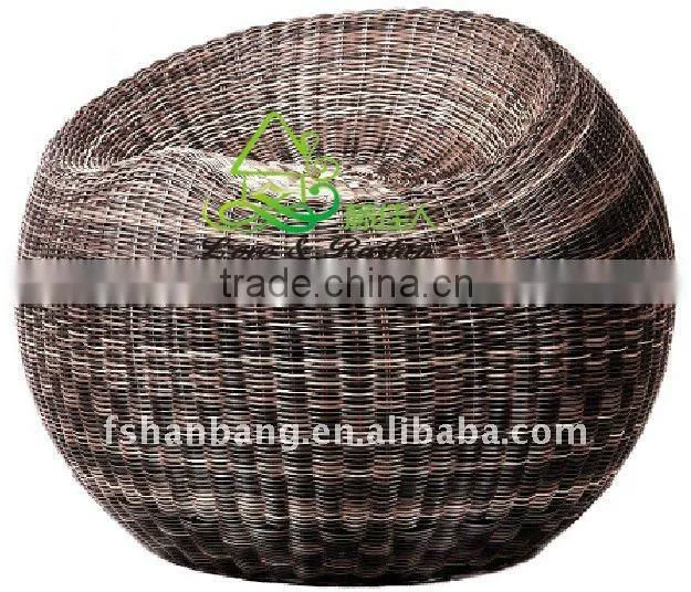 Wicker Rattan Swivel Chair