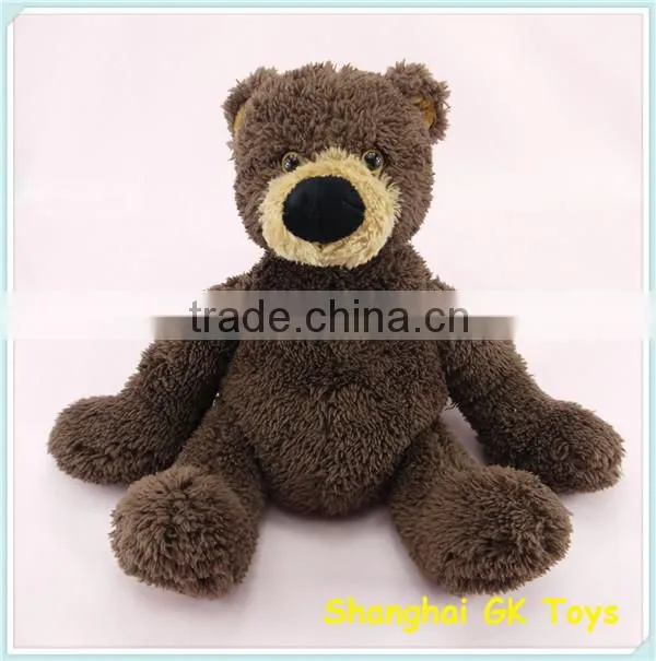 Grizzly Bear Toy with Herbs Filling Lavender and Flaxseed Filling