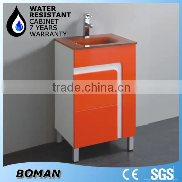 2015 design wall mounted mini bathroom vanity cabinet