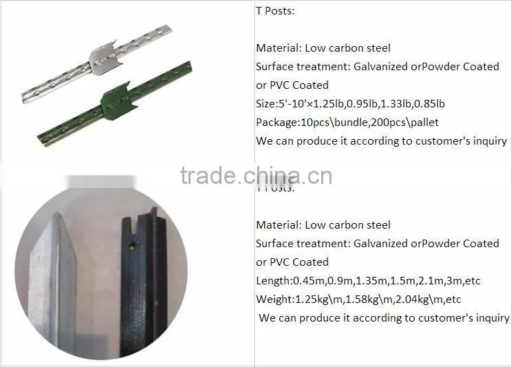 Galvanized Chain Link Fence Posts New Type Use Metal Fences Post