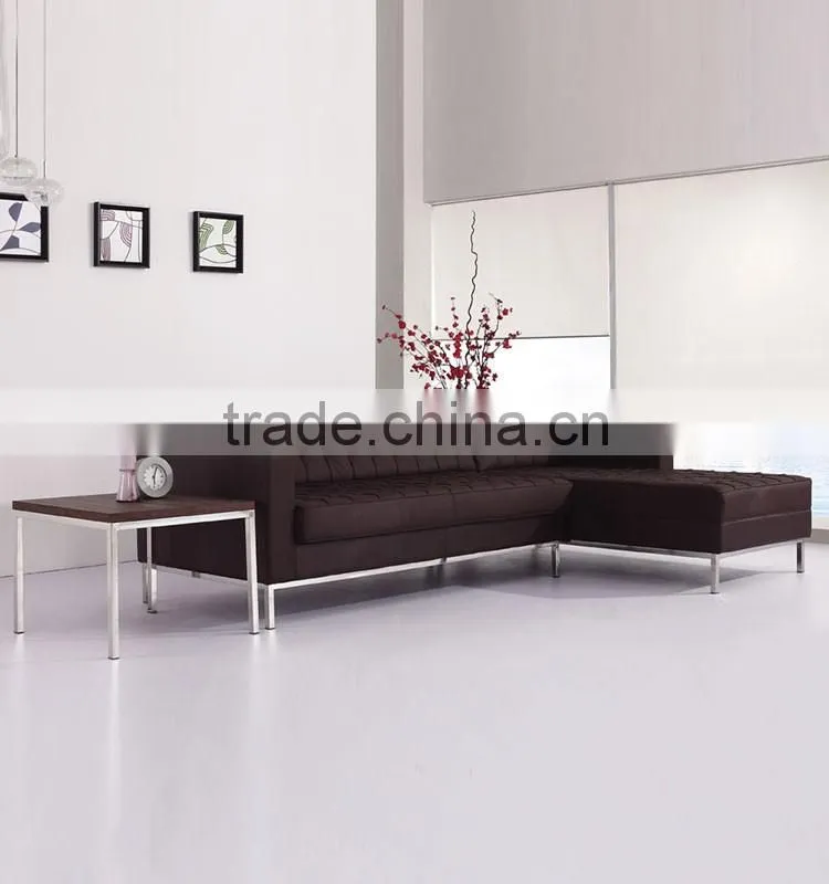 Factory price PU leather latest design corner sofa