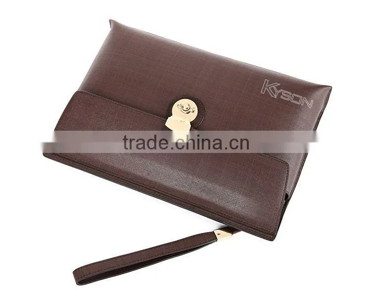 Mens Pure Leather Branded Wallet Luxury Clutch Bag For Men