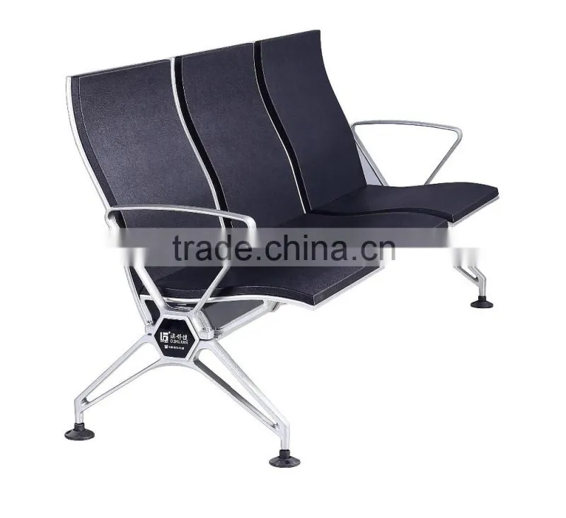 2016 hospital black waiting chairs for salon