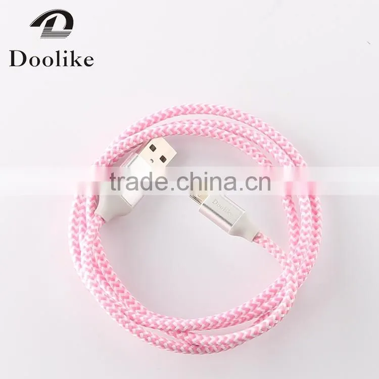 2016 Doolike hot selling 1m USB Cable For Samsung Android Phone Micro data Cable wholesale