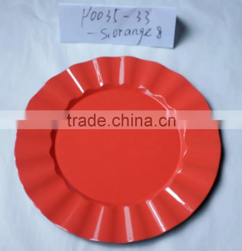 Plastic Charger plates wholesale