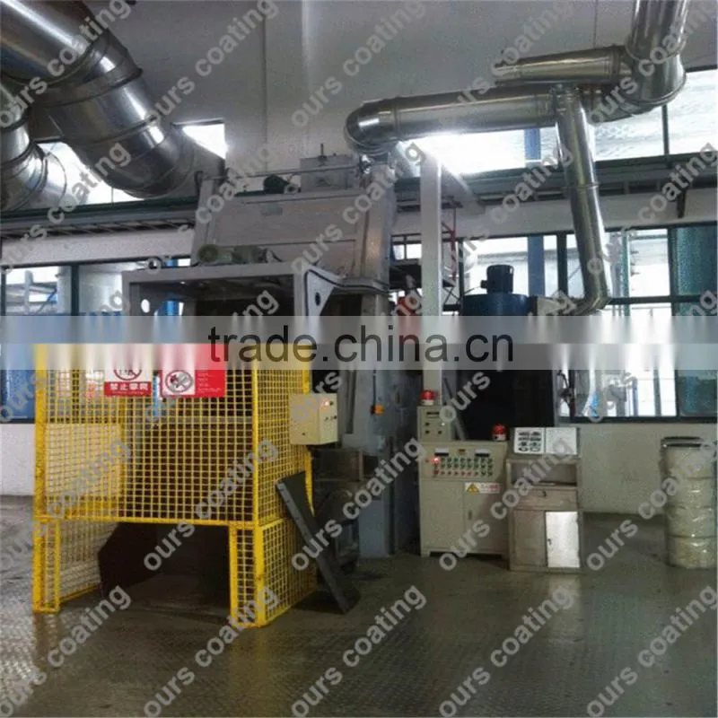 wet sandblasting cabinet, Cast steel shot blasting machine for coating line