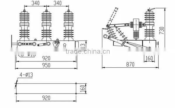 12kV Outdoor Vacuum Switches / VCB