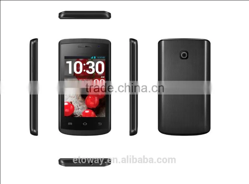low price L1 3.5 HVGA dual sim dual standby 4 band cell phone