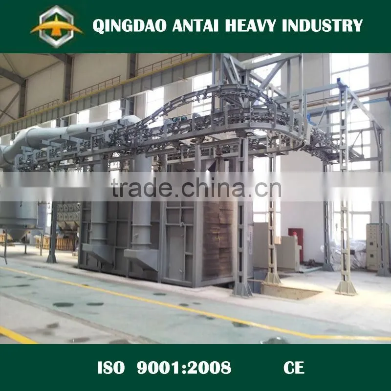 Q38 & Q48 series continuous hanger type shot blasting machine