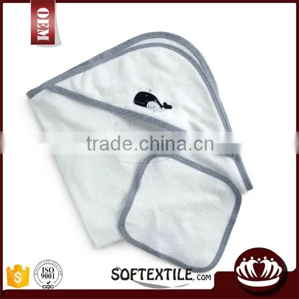 wholesale cotton kids poncho baby hooded towel