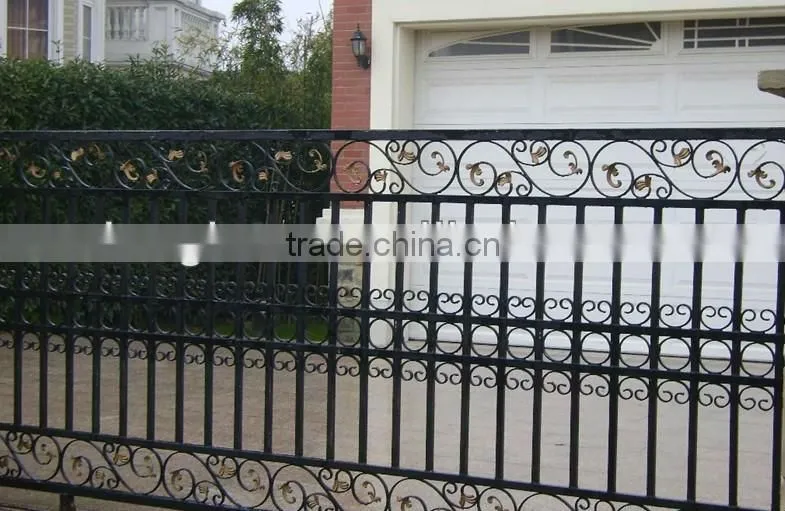 Top-selling modern garden wrought iron railing parts