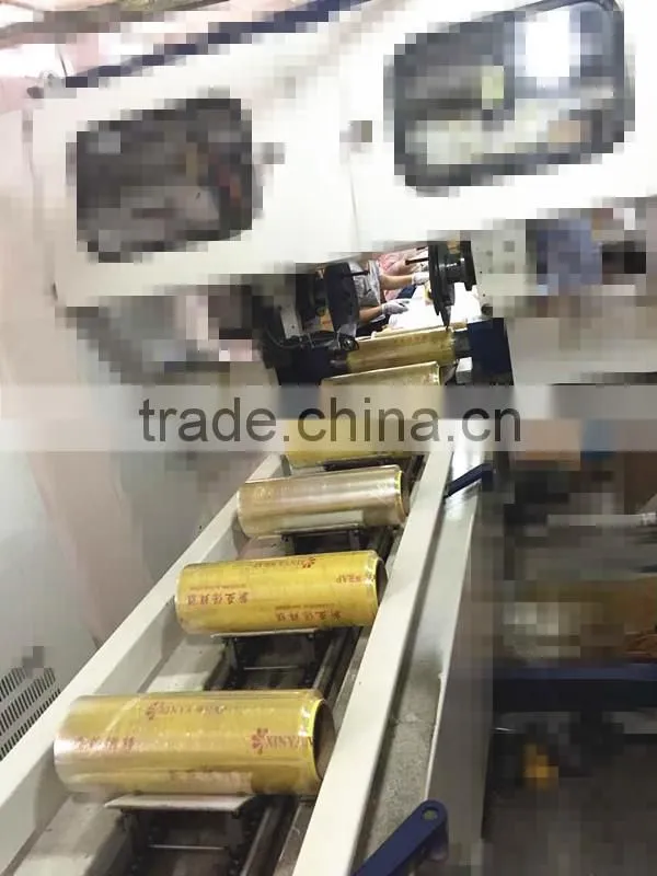 hot sale pvc wrap film/good transparency cling food wrap-plastic cutter