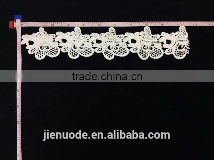 China Wholesale Handmade Embroidered Soft Embroidered Bridal Lace Trim