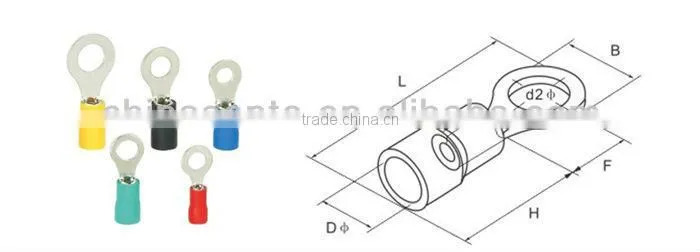 TO-JTK type cicular pre-insulated cable joints terminals