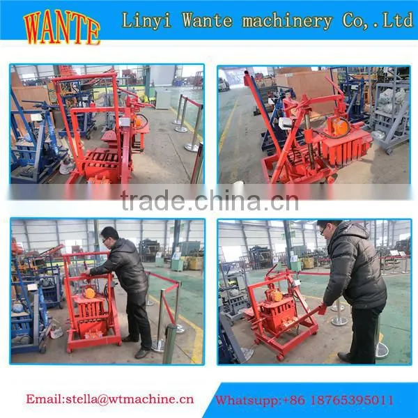 QT40-3C Brick Molding Machine Processing bloquera semi automatica