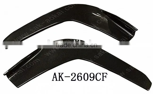 Canard Wing C style carbon fiber lip splitter fit to all cars