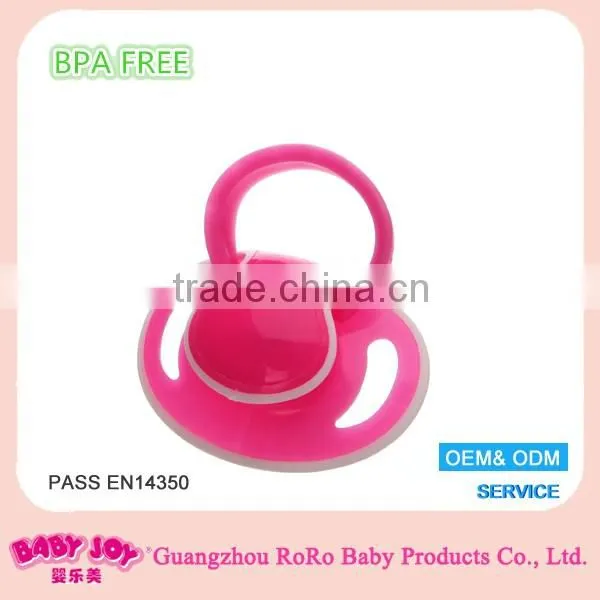 Double color plastic adult baby pacifier clip manufacturing in china
