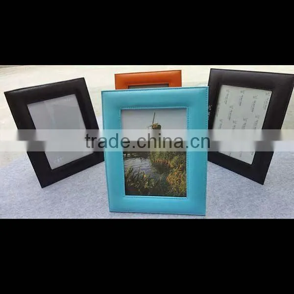 2013 new 5"x7" Standard leather fashion Picture Frame for promotion