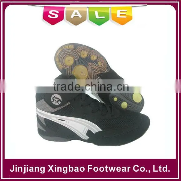 2015 Hot Chinese Split Sole Wrestling Shoes For Sale Ultimate Leather MMA Wrestling Shoes Inflect Lo-Boxer Rare