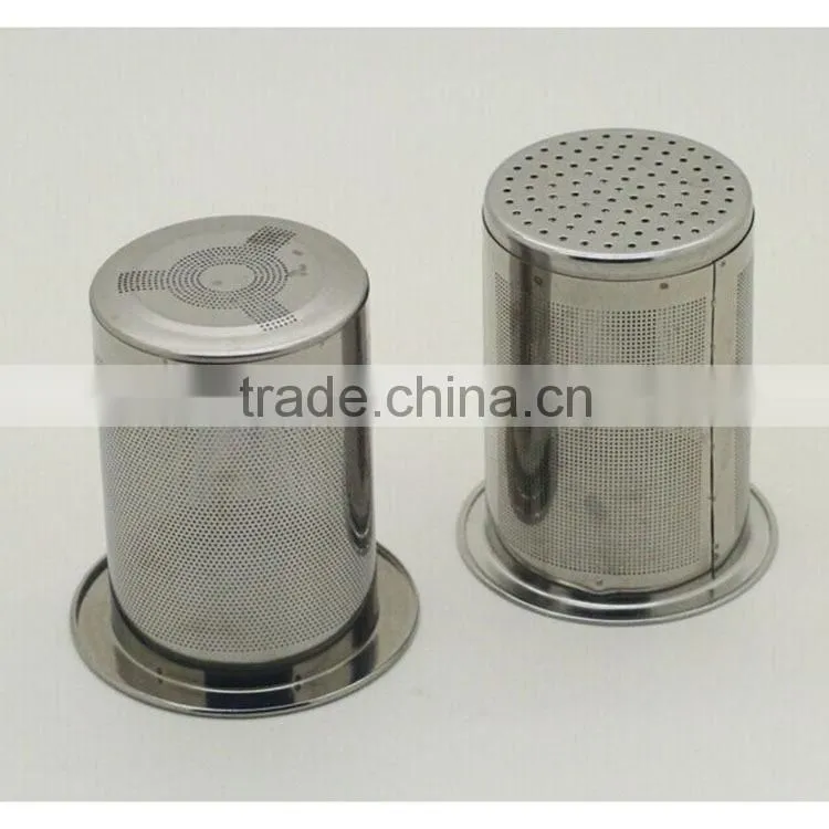 2015 hot sales popupar stainless steel etched tea leaf filter strainer, mesh tea strainer, stainless steel strainer industrial