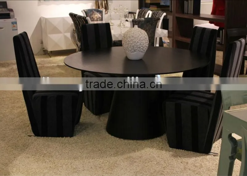 European Modern wood round table (E-23)