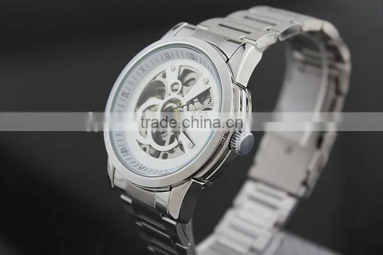 automatic mens skeleton watches metal skeleton watch cheap watch skelon