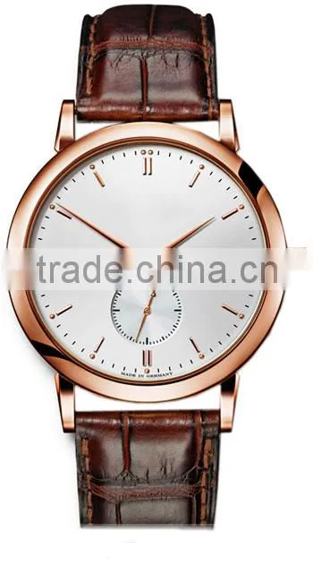 business leather alloy wrist watch men watch cheap band watch 2014 china watch factory