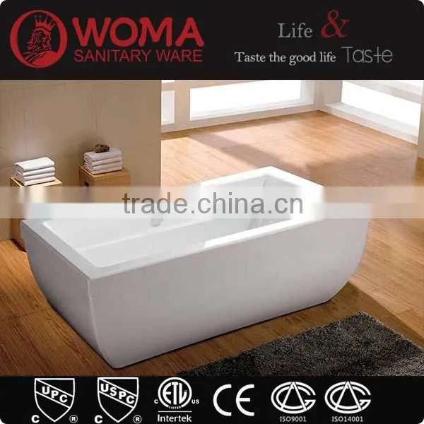 Q156 WOMA acrylic freestanding bathtub/ best acrylic bathtub brands