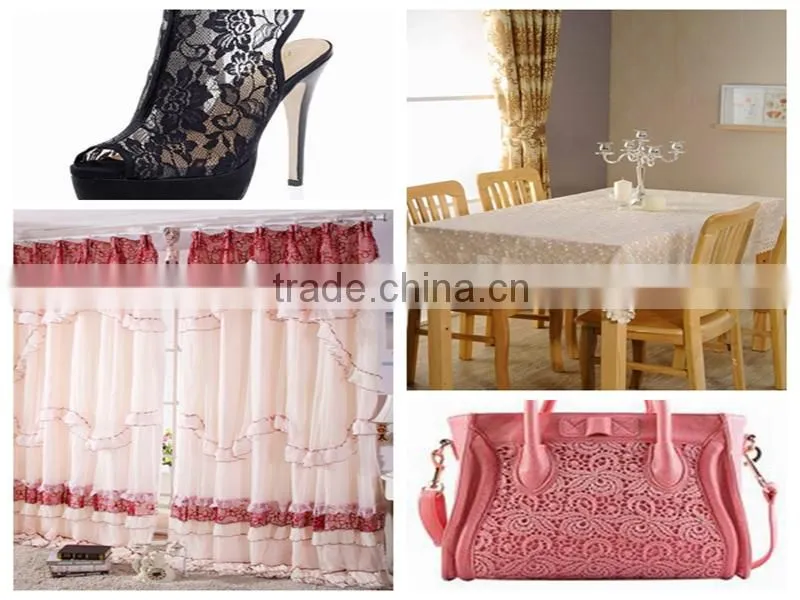 fashionable cotton lace fabric charming cotton lace for bedding