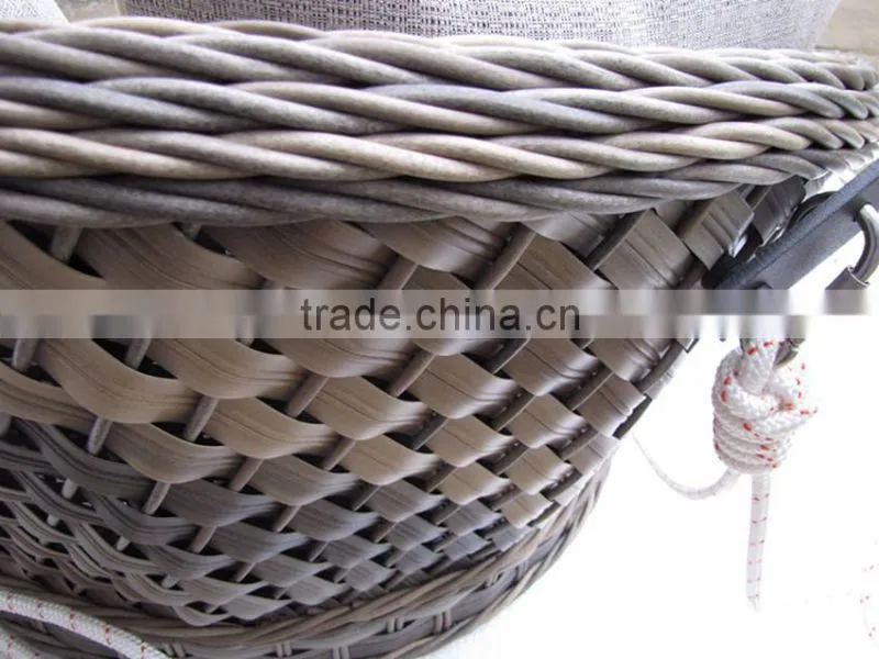 2016 NRW ALUMINIUM OUTDOOR GARDEN RATTAN HANGING CHAIR