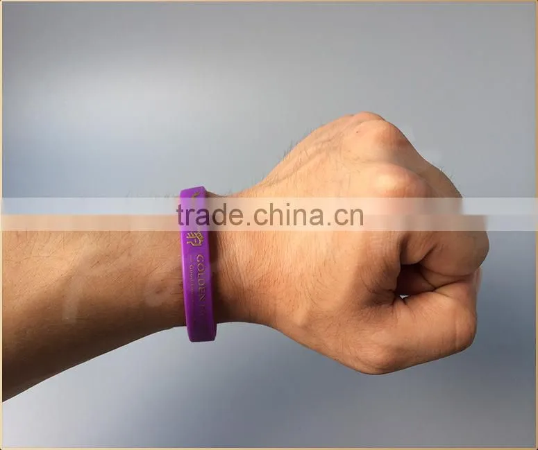 Custom silicon bracelet rubber band bracelet